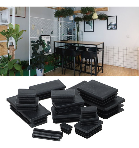 Tapón De Tubo Rectangular Para Muebles, Tapa De Pie Protegid