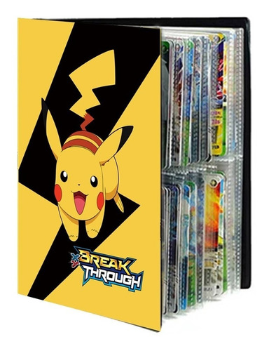 Album Carta Pokemon 240 Uni Carpeta Pikachu Bulbasaur Mewtwo