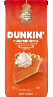 Dunkin' Pumpkin Spice Ground Coffee Café Molido Calabaza Imp