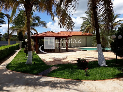 Linda Chácara Alto Padrão Para Venda No Recreio Internacional, Area Total De 5300 M2, Casa Principal Com 3 Suites, Salao De Festas E Jogos, Quiosque Gourmet, Ampla Piscina, Campos - Ch00009 - 32192414