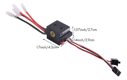 Controlador De Velocidad Rc Esc 320a De 6-12 V Cepillado Con
