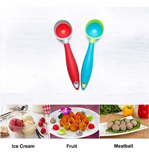 Cuchara De Goma Para Helado, Apto Lavavajillas, 2pcs