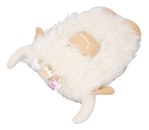 Muñeca De Peluche Highland Cow, De Peluche Suave, Sin Rostro
