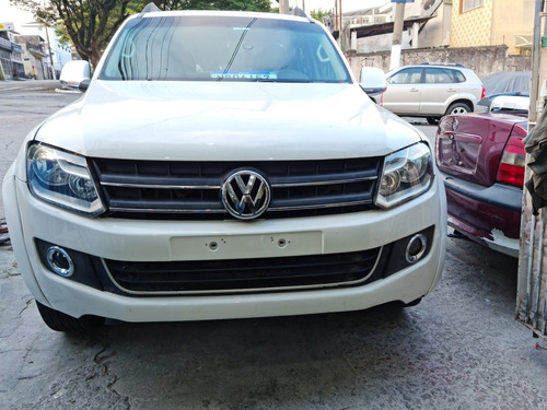 Imagem 10 de 15 de Volkswagen Amarok 2.0 Trendline Cab. Dupla 4x4 4p 180 Hp