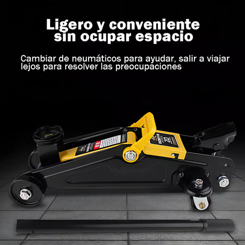 Gato Hidraulico De Patín Para Carro 2 Toneladas Portátil