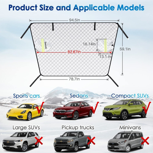 Windshield Snow Cover Astroal