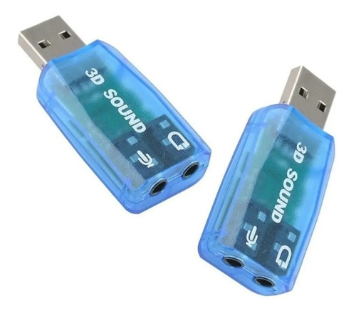 Tarjeta De Sonido Usb Audio 5.1 Canales Pc Laptop Digital 3d