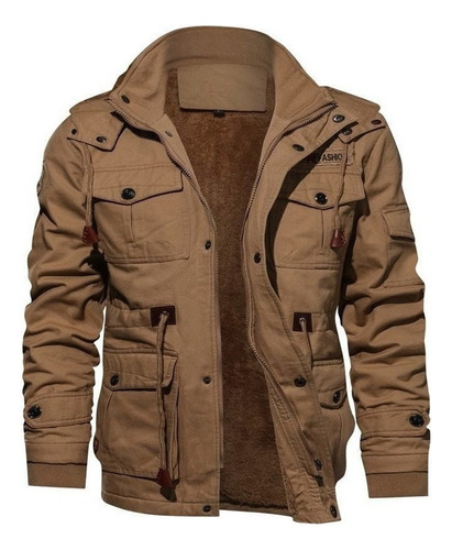Chamarra De Hombre Grueso Caliente Militar Bomber Chamarras