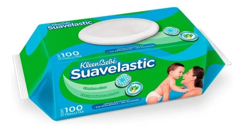 Toallitas Húmedas Kleenbebé Suavelastic Aloe Y Té Verde 100p