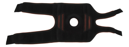 Rodillera Unisex Negra Deportiva Ajustable De Silicona