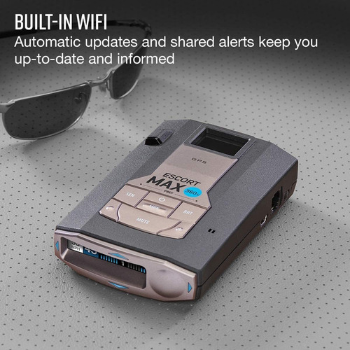 Escort Max360c Láser Detector De Radar - Wifi Y Bluetooth Ac