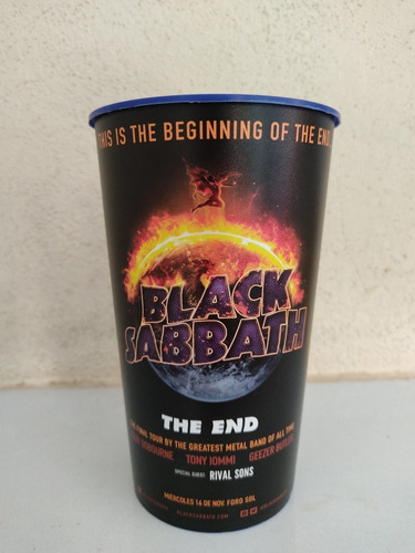 Vaso Conmemorativo Black Sabbath The End 