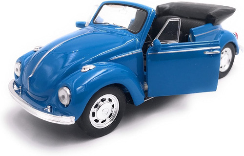 Welly Nex Models Auto A Escala Volkswagen Beetle 1:36 Azul