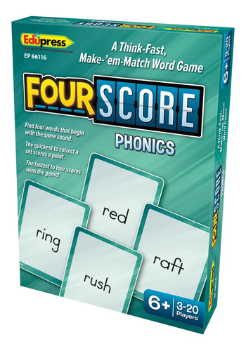 Four Score: Juego De Cartas Fonética