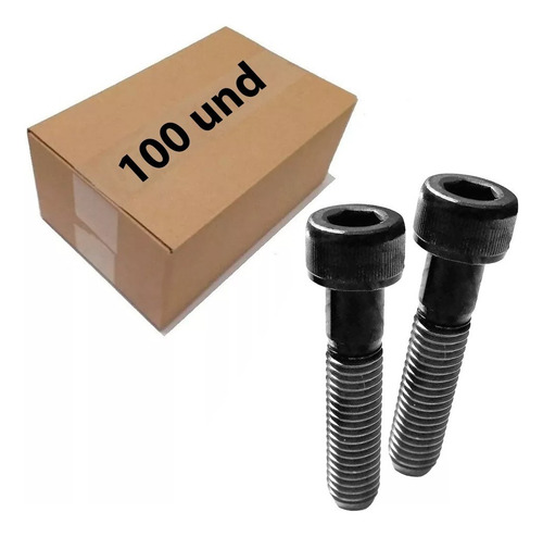 Parafuso Allen M5x45 C/ Cabeça Sextavado Interno Kit 100 Pçs