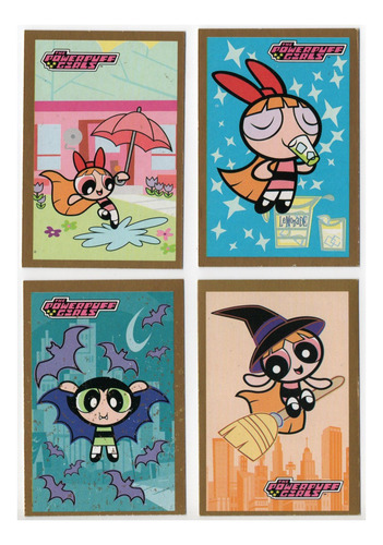 Cartas Chicas Superpoderosas Lote Sin Repetir Chicas Superpoderosas Colección Dorada