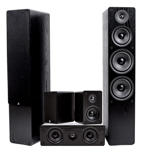 German Akustic Set Parlantes Hi-fi Hts-707 Black