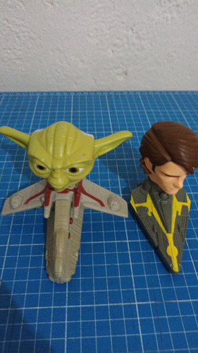 Burger King Promocionales Star Wars Yoda & Ankin Skywalker (Usado)