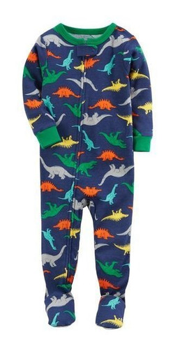 Pijama Carters Algodon Dino Azul 