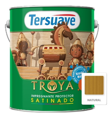 Tersuave Impregnante Protector Troya Satinado 0.5 Lts - Mix Color Natural