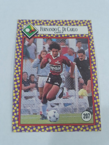 Figurita Futbolmania 93 Num 207 Di Carlo Lanus