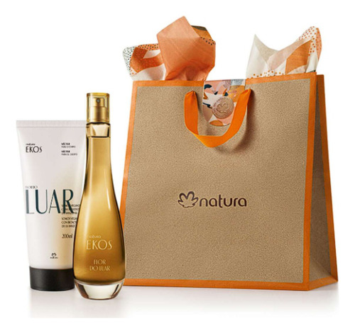 Kit Natura Flor Do Luar Colônia Desodorante 100 Ml E Hidratante 200 Ml