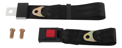 Cinturon Seguridad Universal 3 Puntas Color Negro