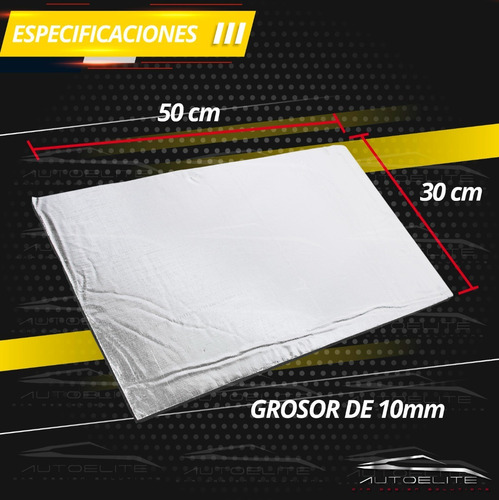 Imagen 8 de 10 de Insonorizante Dynamat Aislante Termico Calor Audio