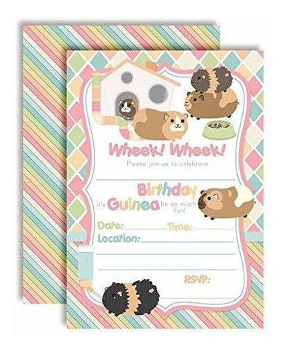 Articulo Para Fiesta - Pet Guinea Pig Themed Birthday Party 