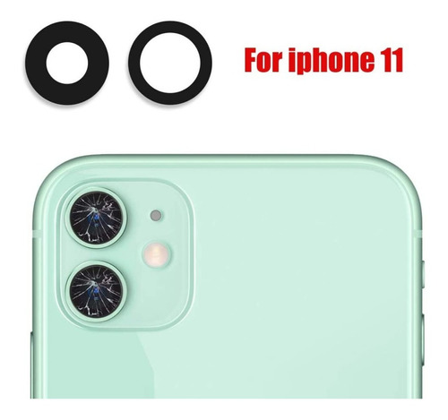 Lente De Camara Compatible Con iPhone 11 Kit X2 Lentes