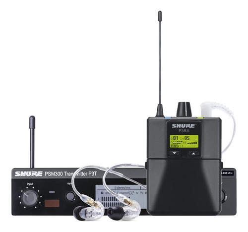 Sistema Inalámbrico Shure P3tra215cl-g20 Monitoreo Personal