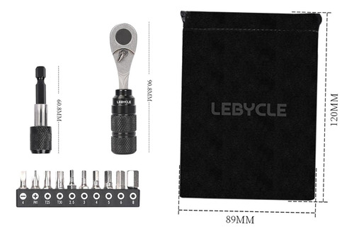 Kit De Destornillador Con Llave De Trinquete Pequeña,