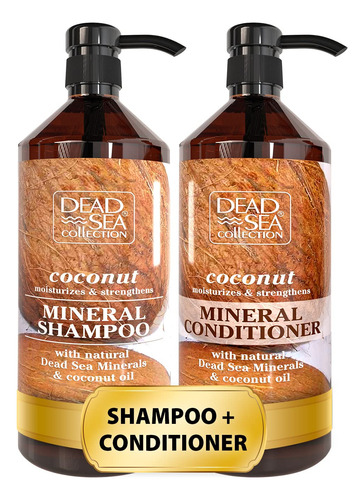 Conjunto De Shampoo E Condicionador Dead Sea Collection 1l