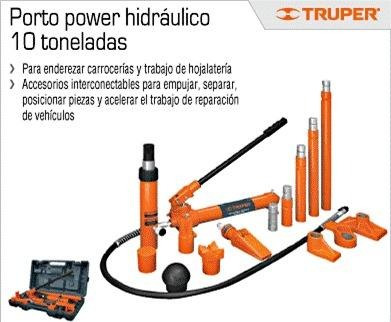 Porto Enderezador Hidraulico De 10toneladas Truper Porpo-10