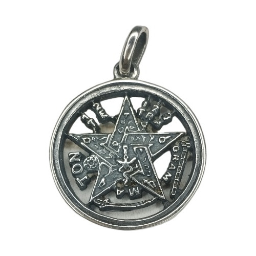 Tetragramaton Simbolo De Protección En Plata 925