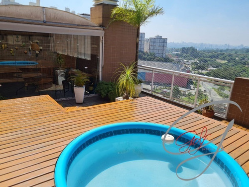 Imagem 7 de 29 de Cobertura A Venda Na Vila São Francisco Com 02 Suítes, 180m² No Condominio Boulevard - Cb00065 - 69316277