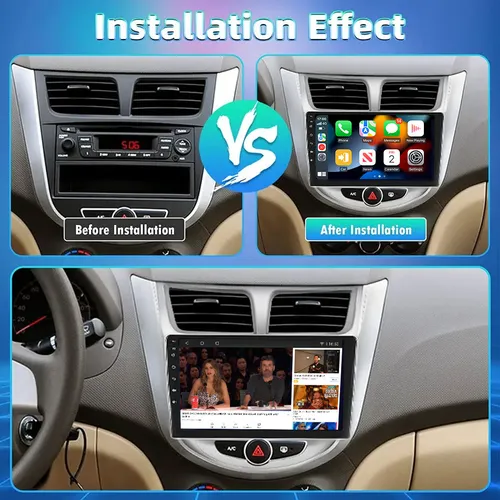 Qp Estéreo Android Para Hyundai Solaris Accent Verna