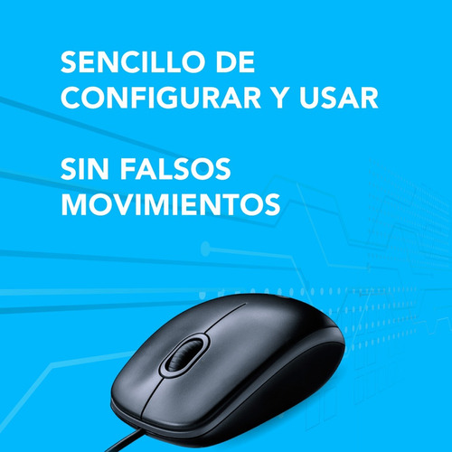 Imagen 6 de 6 de Mouse Óptico Usb Logitech M100 1000dpi Notebook Pc