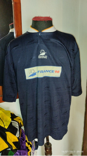 Camiseta Francia Mundial 1998 Talle Xl L