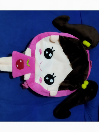 Bolso  Morral Peluche Para Niñas