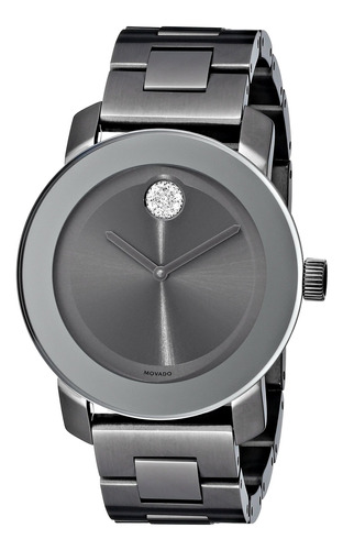 Reloj Mujer Movado 3600103 Cuarzo Pulso Gris En Acero