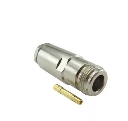 Conector N Fêmea Reto Rg/rgc213 50ohms (8 Unidades)