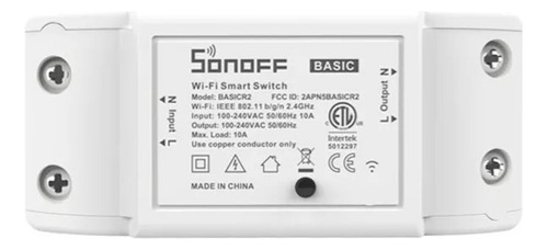 Kit C/ 4uni Interruptor Sonoff Basic R2 Automação Wifi Origi