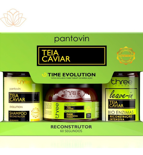 Pantovin Teia Caviar Time Evolútion Reconstrutor 60s 250ml