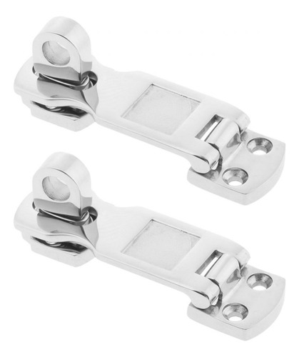 2x Acero Inoxidable Anti-sonajero Pestillo Barco Locker