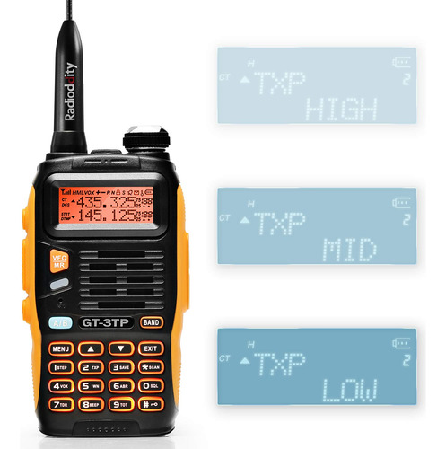 Baofeng Radio Hammn De Alta Potencia De Mano Gt-3tp Mark Iii