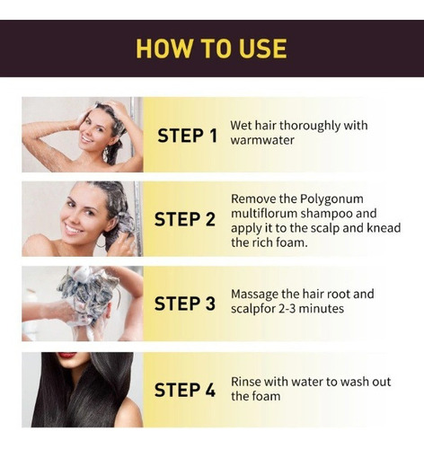 Champú Para Teñir El Cabello 3 En 1 Botella