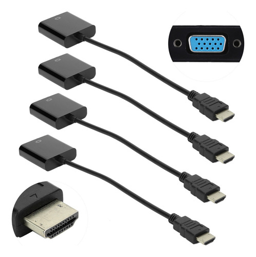 . . Adaptadores De Cable De Computadora, 4 Piezas, Adaptador