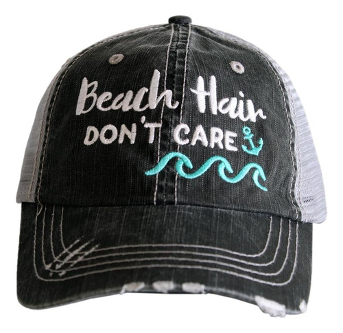 Katydid Beach Hair Dont Care Gorra De Béisbol - Gorra De Ca