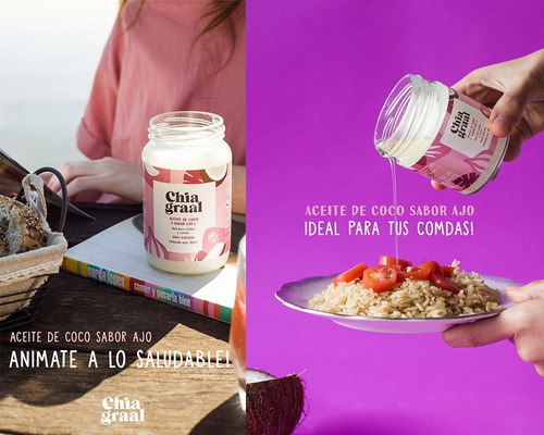 Imagen 6 de 6 de Aceite Coco Virgen X 180 Ml Con Certificacion Sin Tacc